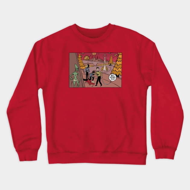 AWAY TEAM Crewneck Sweatshirt by Figbar Lonesome